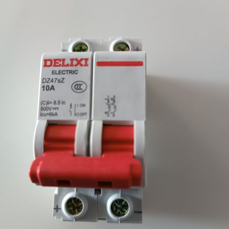 MCB DC 2P 10A 6KA - DELIXI